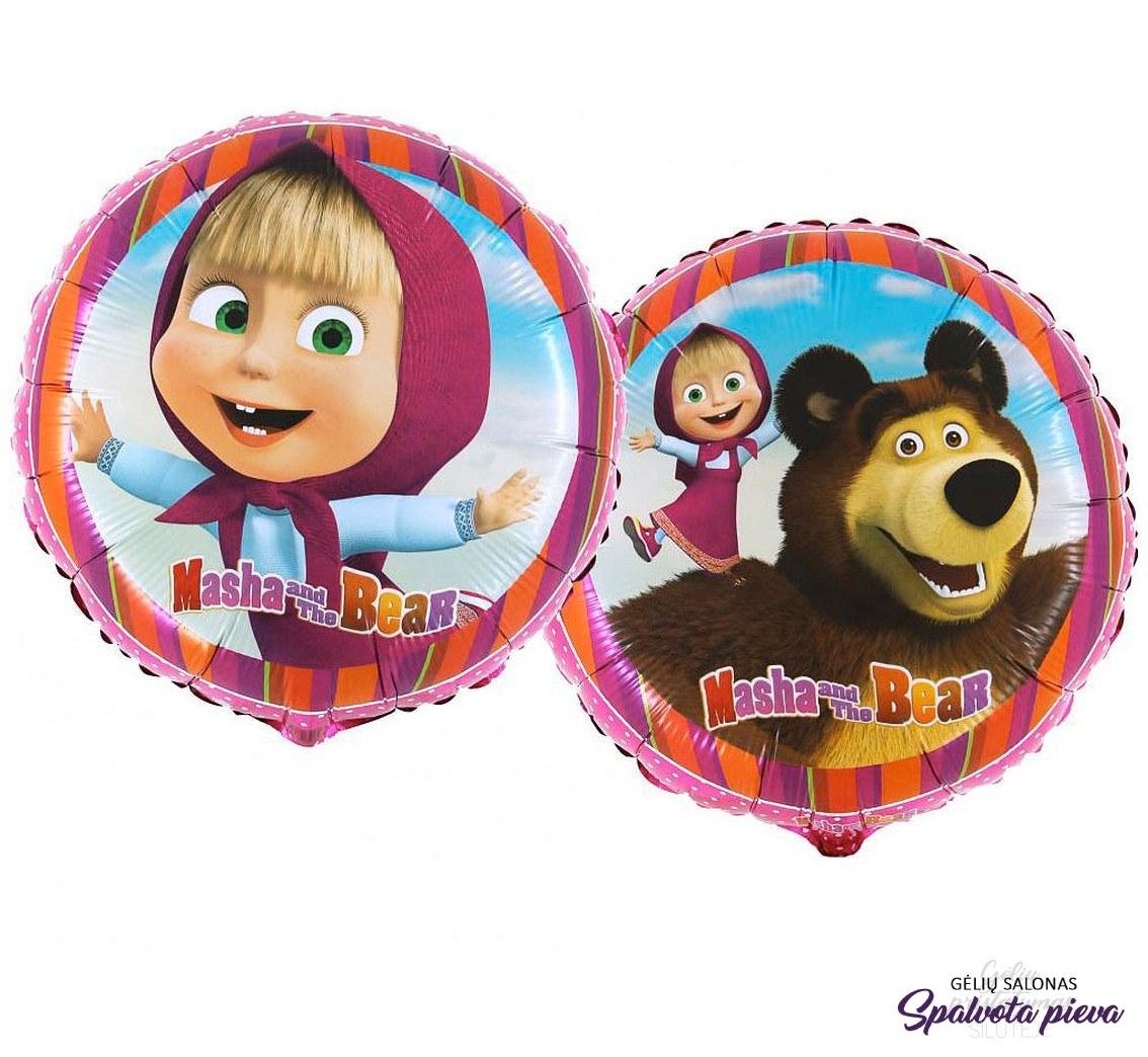 masa apvalus dvipusis folinis balionas