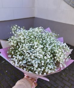 Gipsomų puokštė "Baltas debesėlis"