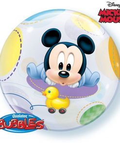 Skaidrus balionas "Mickey" 56cm
